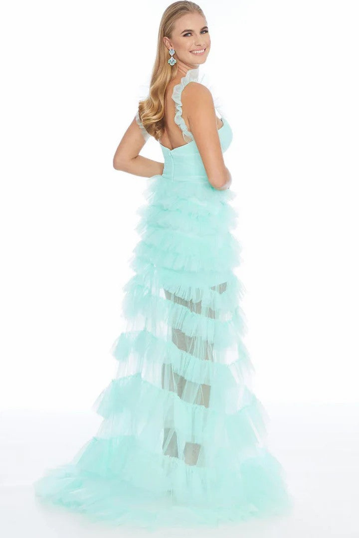 Lumidress Ethereal Sweetheart Tiered Tulle A-Line Prom Dress