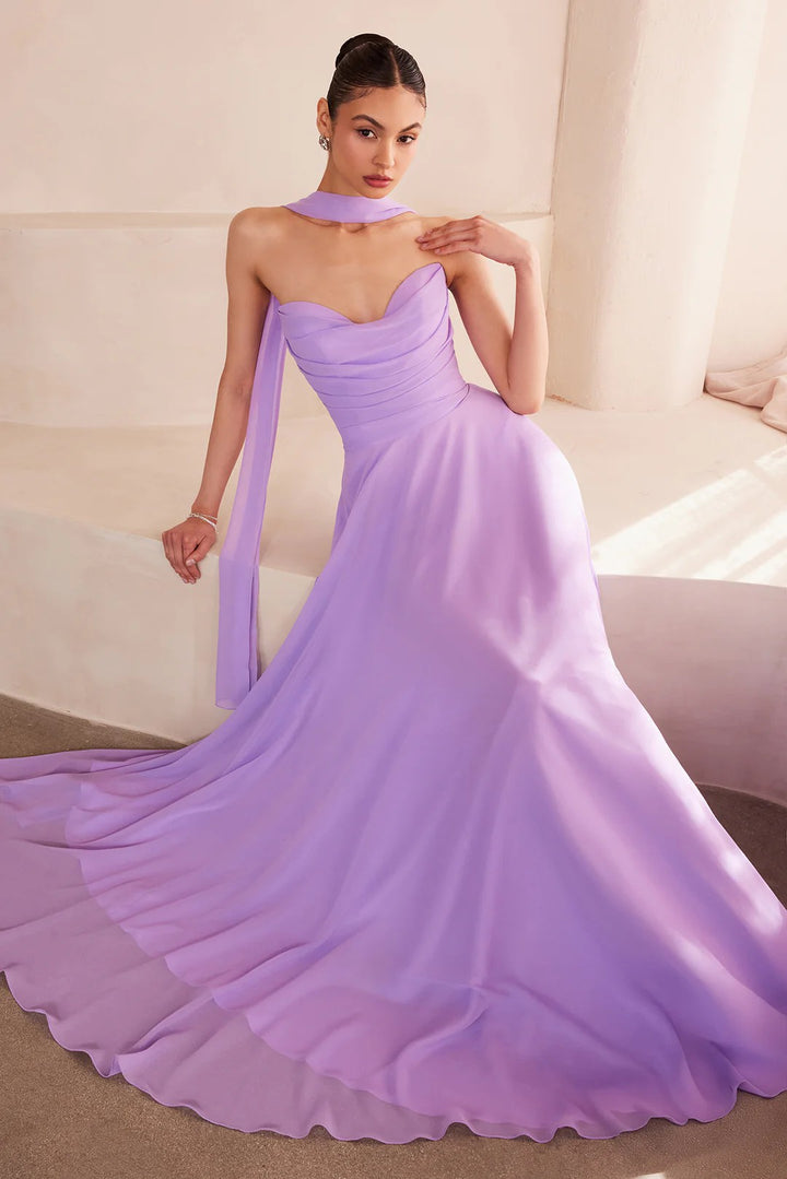 Lumidress Ethereal Chiffon A-Line Floor-Length Bridesmaids Dresses
