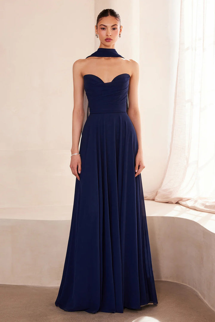 Lumidress Ethereal Chiffon A-Line Floor-Length Bridesmaids Dresses