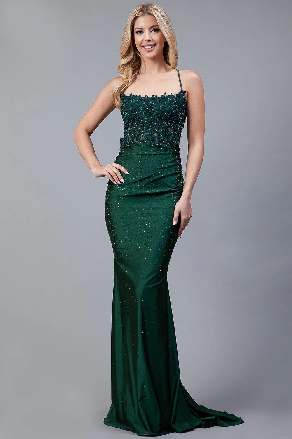 Lumidress Off Shoulder Square Neck Trumpet/Mermaid Satin Gown
